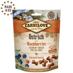 Carnilove Dog Crunchy Snack Ostrich with Blackberries 200g