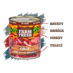 Farm Fresh - Telecí se sladkými brambory 400g
