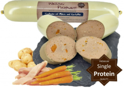 Salám superpremium - Krůtí s bramborem a mrkví 400g