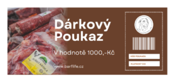 Dárkový poukaz - 1000,-Kč