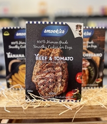 SMOOKIES Premium BEEF - Hovězí sušenky s rajčaty 200g