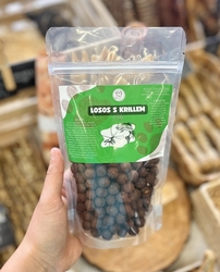 Losos s krillem - kuličky 12mm 250g