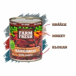 Farm Fresh - Klokan s brusinkami 400g