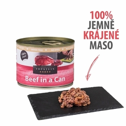 Topstein - Hovězí v plechu 200g