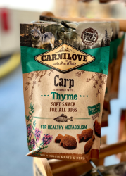 Carnilove Dog Semi Moist Snack Carp enriched with Thyme 200g
