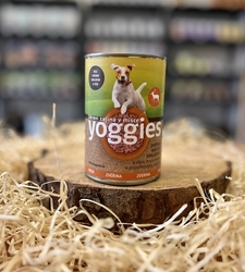 Yoggies zvěřinová konzerva s dýní, brusinkami a pupalkovým olejem 400g