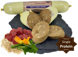 Salám superprémium - Hovězí s cuketou a rýží 400g
