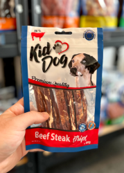 KIDDOG - Hovězí steak v proužku 80g