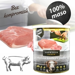 Topstein - Vepřové kostky v plechu 800g