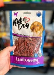 KIDDOG - Jehněčí masové nudličky měkké, psy a kočky 80g