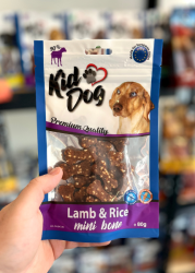 KIDDOG - Jehněčí maso s rýží, mini kostičky 80g