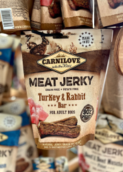 Carnilove Jerky Turkey & Rabbit Bar 100g