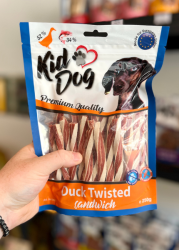 KIDDOG - Kachní sendvič s treskou 250g