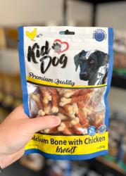 KIDDOG - Kuřecí prsa na kalciové kostičce 250g