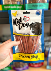 KIDDOG - Kuřecí tyčinky, extra tenké 80g