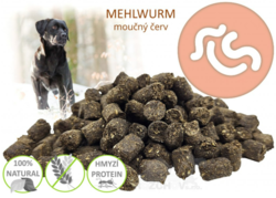 Hmyzí křupavá odměna - Mehlwurm 150gr