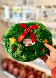 Xmas Wreath - Vánoční věnec, plyšová hračka pro psy 22cm