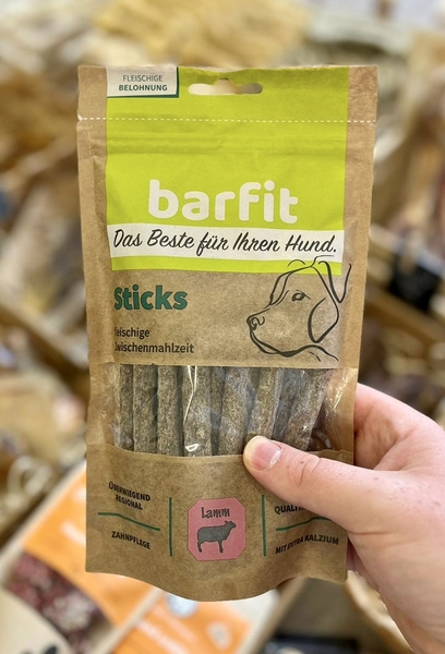 BARFIT Sticks extra masové tyčinky - Jehně 150g